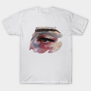 Colorful and sad eye. T-Shirt